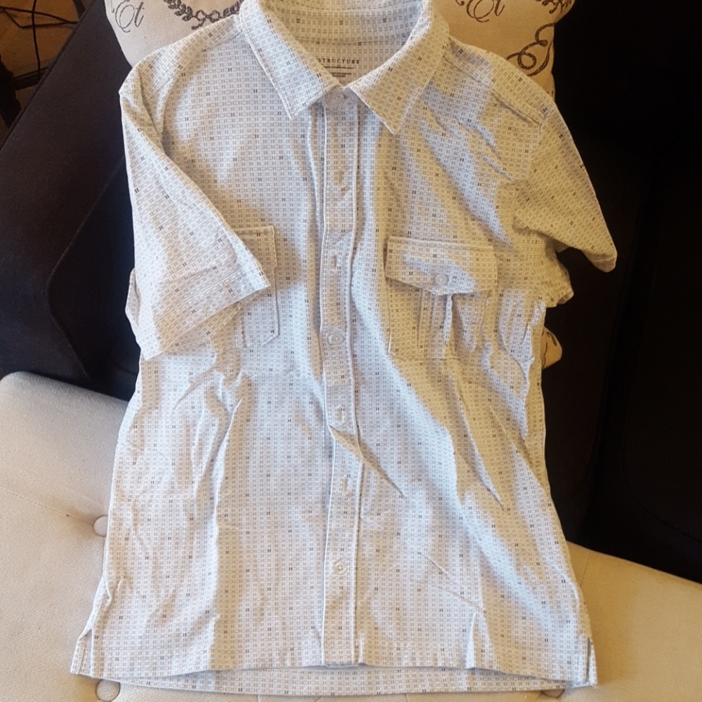 Men's Structure short sleeve casual shirt